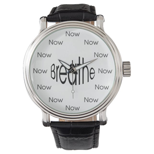 Breathe Now is Zen™ マインドフルネスマインドウォッチ 腕時計 (正面)