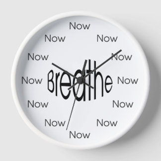 Breathe Now is Zen™ マインドフルネス瞑想ウォッチ 壁時計