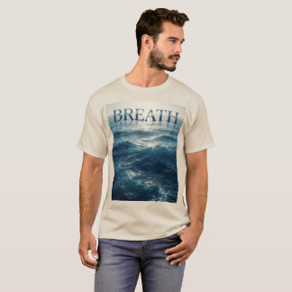 Breathe Ocean Waves Tシャツ | プレミアム CoastalBeacH