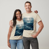 Breathe Ocean Waves Tシャツ | プレミアム CoastalBeacH (ユニセックス)