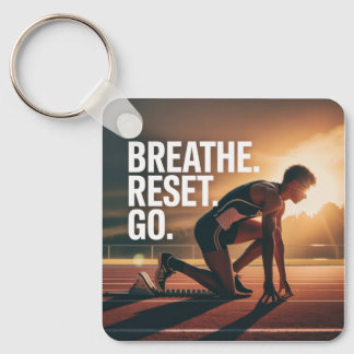 Breathe. Reset. Go. キーホルダー