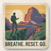 Breathe. Reset. Go. コースター (正面)