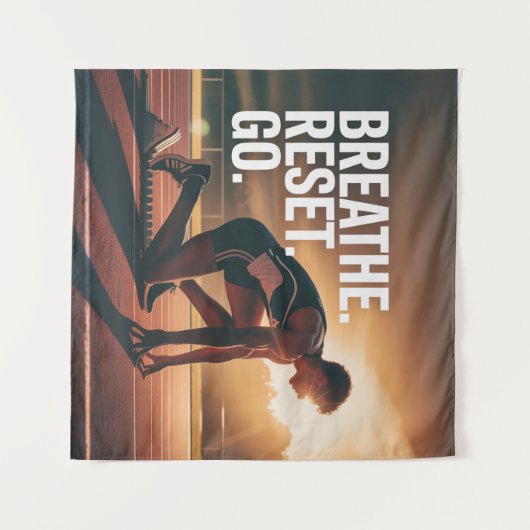 Breathe. Reset. Go. タペストリー (正面(横))