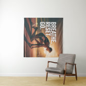 Breathe. Reset. Go. タペストリー (インサイチュ(横))