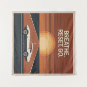 Breathe. Reset. Go タペストリー (正面(横))