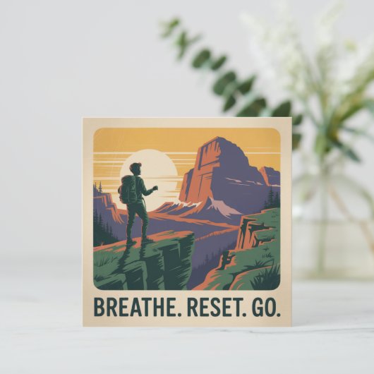 Breathe. Reset. Go. 招待状 (スタンド正面)