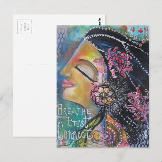 breathe-trust-connect-high_Fotor ポストカード (正面/裏面)