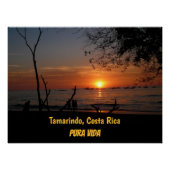Breathtaking Tamarindo Sunset ポスター (正面)