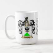 Breaux、起源、意味および頂上 コーヒーマグカップ (左)