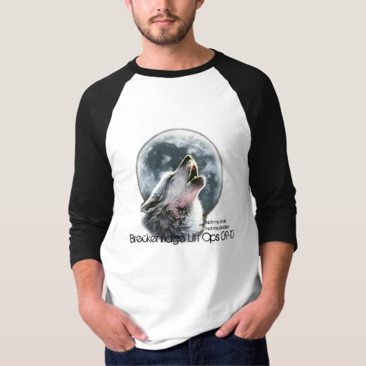 Breckの上昇のOpsの野球のスタイル Tシャツ (正面)