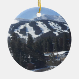Breckenridgeのスキー斜面のオーナメント セラミックオーナメント