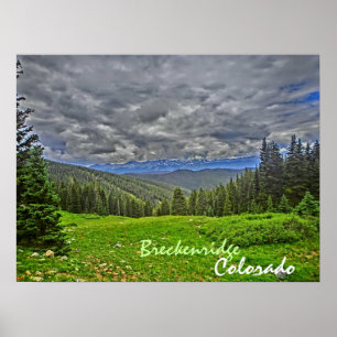 Breckenridgeコロラド州の夏の景色ポスター ポスター
