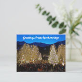 Breckenridgeポストカードからの挨拶 ポストカード (スタンド正面)