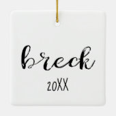 Breckenridge、コロラド州のオーナメント セラミックオーナメント (裏面)