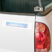 Breckenridge、コロラド州 バンパーステッカー (トラック上)