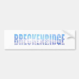 Breckenridge、コロラド州 バンパーステッカー