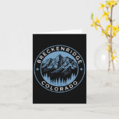 Breckenridge Co Hiking Camping Tourist Ski Gift  カード (黄色い花)