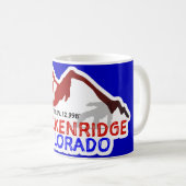 Breckenridge CO Skiing  Mug コーヒーマグカップ (正面右)