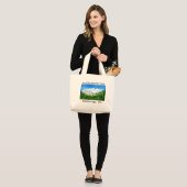 Breckenridge CO Tote Bag The MUSEUM Zazzle Gifts ラージトートバッグ (正面(モデル))