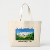 Breckenridge CO Tote Bag The MUSEUM Zazzle Gifts ラージトートバッグ (正面)
