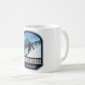 Breckenridge Colorado Ski Mountain コーヒーマグカップ (正面右)
