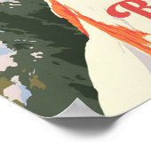 Breckenridge Colorado Snowboarding Travel Poster ポスター (角)