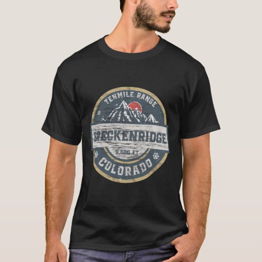 Breckenridge Colorado Tenmile Range Rocky Mountain Tシャツ (正面)