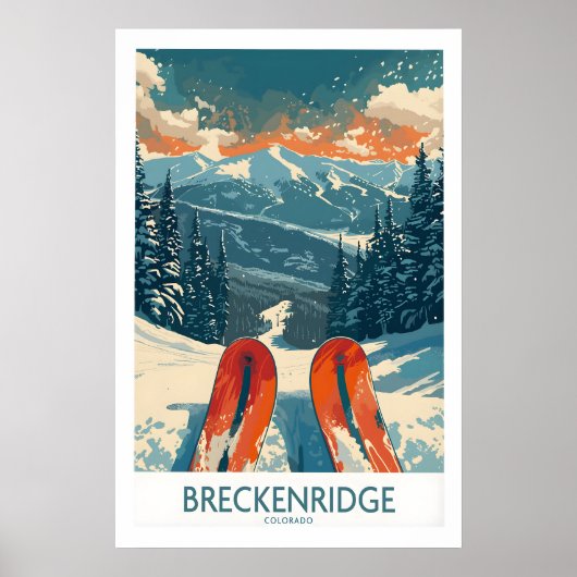 Breckenridge Poster Colorado 1 ポスター (正面)