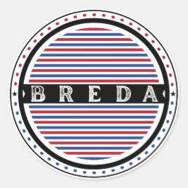 Breda City Pride Emblem – Dutch Identity ラウンドシール