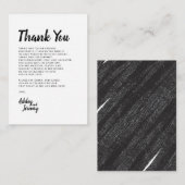 Breesのミニマルなモダンな感謝の気持ちを表す同封カード エンクロージャーカード (正面/裏面)