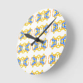 BREEZE acrylic wall clock ラウンド壁時計 (傾斜)