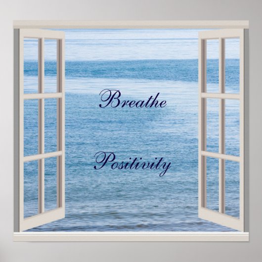 「Breeze Positivity」引用文ポスター ポスター (正面)