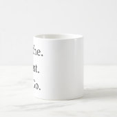 Breeze Trust Let Go Mug - Calm Minimalist引用文 コーヒーマグカップ (中央)