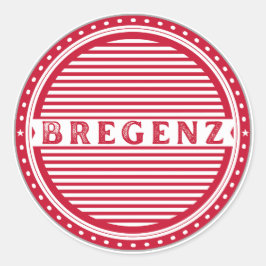 Bregenz City Pride Emblem – Austria Identity ラウンドシール