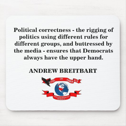 Breitbartのインスパイア マウスパッド (正面)