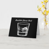 Breithláのshonaのduit/アイルランドのゲール族のハッピーバースデー カード (黄色い花)