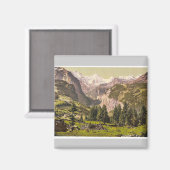 Breithorn from Wengen, Bernese Oberland, Switchzer マグネット (正面/裏面)