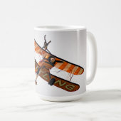 Breitlingの翼の歩行者 コーヒーマグカップ (正面右)