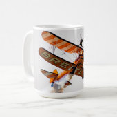 Breitlingの翼の歩行者 コーヒーマグカップ (正面左)