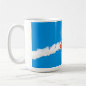 Breitlingの翼の歩行者 コーヒーマグカップ (左)