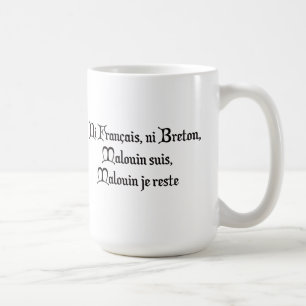 BREIZHブルターニュのイギリスのmalouin コーヒーマグカップ