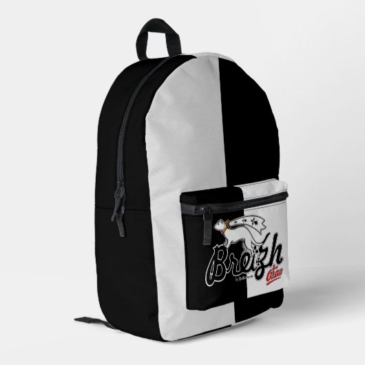 Breizh Atao プリントバックパック (裏面左端)