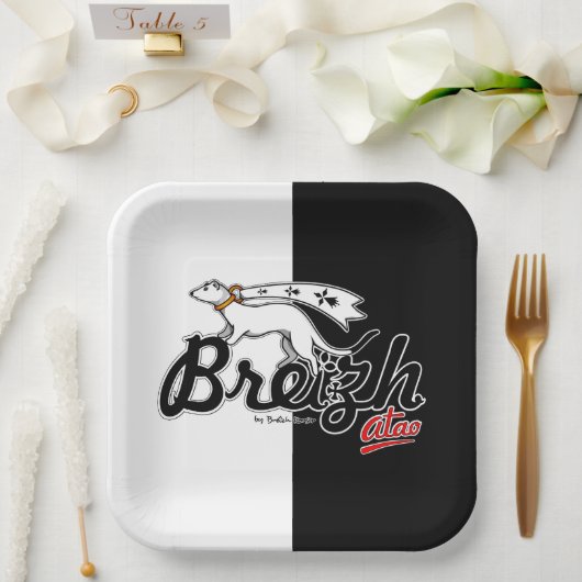 Breizh Atao ペーパープレート (ウェディング)