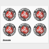 Breizh (Bretagne) sticker ラウンドシール (シート)