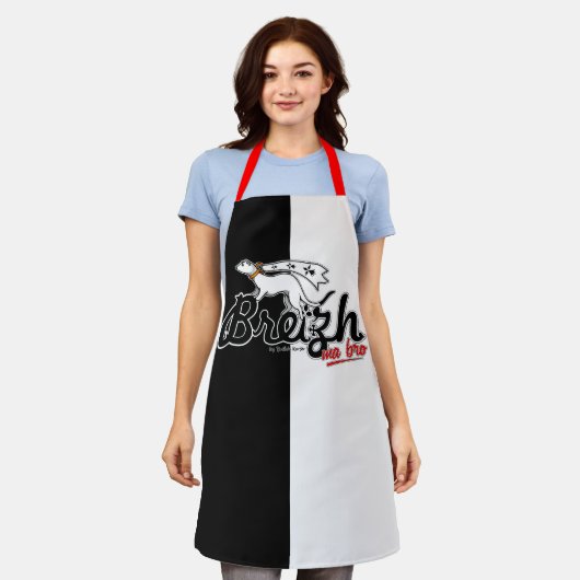 Breizh ma bro エプロン (着用した状態)