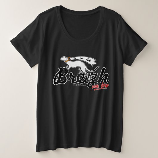 Breizh ma bro プラスサイズTシャツ (デザイン正面)