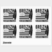 Breizh surfing スクエアシール (シート)