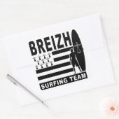 Breizh surfing スクエアシール (封筒)