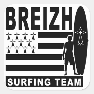 Breizh surfing スクエアシール