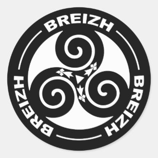 Breizh Triskel ラウンドシール